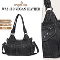 thumbnail image 2 of Angel Kiss Hobo Bags for Women Vegan Leather Shoulder Purses and Handbags Ladies Roomy Tote Bags Purse with Crossbody Strap, 2 of 9