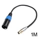 thumbnail image 3 of Cable adaptador XLR hembra a mini XLR macho, cable de extensión de 3 pines, resistente y equilibrado. 1M, 3 of 9
