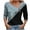 Navy, variant on Womens Long Sleeve Shirts Business Casual Tops Loose Work Blouses V Neck Button Front Printed T-Shirts Tunic 2025