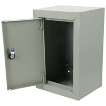 OFFIGAM Weatherproof Outdoor Cable Box Metal Enclosure with Lockable Design for Secure Cable