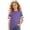 czb# Purple148, variant on CUZIBR Girls Tops Crewneck Striped Short Sleeve T Shirt Soft Blend Casual Comfort Fit Lightweight Breathable School Tee Dailywear,Sky Blue,12-13 Years