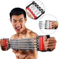 thumbnail image 3 of Strength Training Grip Strengtheners Chest Expander Hand Gripper 5 Muscle Springs Pulling Strength Exerciser Fitness Multi Function Pull Expander, 3 of 5