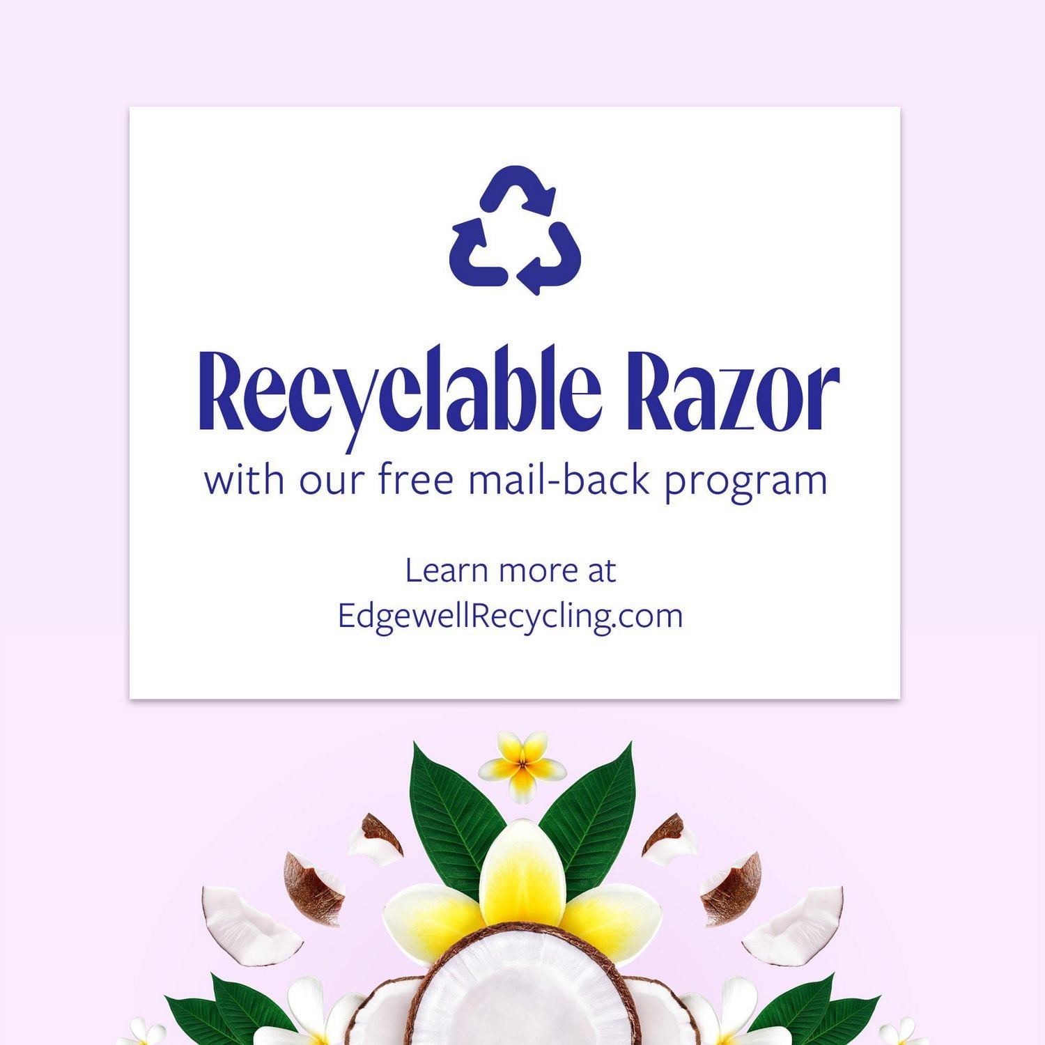 Rasoirs jetables à 4 lames au parfum Coconut DelightMC de marque Skintimate® 4 ct