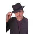 thumbnail image 2 of Deluxe Black Gangster Hat Costume, 2 of 2