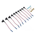 thumbnail image 1 of Adaptadores de fusibles para alarmas de coche, paquete de 10, portafusibles de ranura doble para coche de 12 V, adaptadores de fusibles de ranura doble para coche True Excellence, 1 of 9