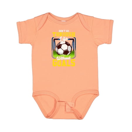 

Inktastic Soccer Funny Goals Gift Baby Boy or Baby Girl Bodysuit
