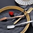 thumbnail image 5 of Juego de vajilla de acero inoxidable, cucharas, soporte de base de cisne para café, cucharadita, postre, revolviendo, Sti, 5 of 5