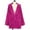 Hot Pink, variant on BONIXOOM Coats For Women Crew Neck Coat Long Sleeve Casual Faux Fur Womens Jackets Lightweight Trendy Hot Pink XL(US:10)