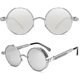 thumbnail image 3 of Vintage polarized steampunk sunglasses men's round sunglasses stylish, 3 of 3