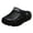 Black, variant on Platform Chunky Arch Support Clogs for Women Men Comfortable Garden Shoes Unisex Lightweight Closed Toe Slip on Slipper With Adjustable Back Strap Cushion Footbed Water Sandals Black Size 6