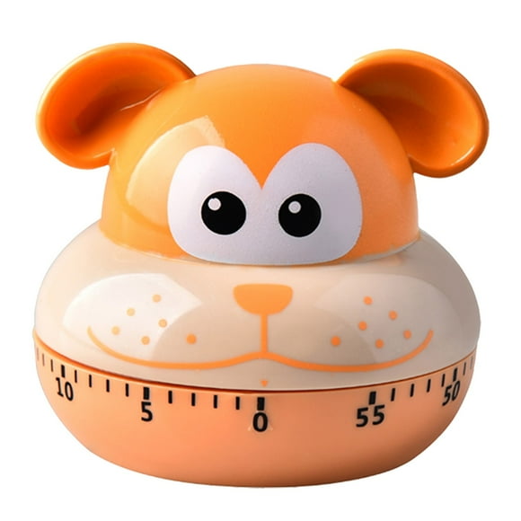 Cute Cartoon Animal Timers 60 Mechanical Kitchen Cooking Timer Clock Loud Alarm Counters Mini Size Manual Timer Kitchen Utensil