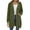 Green, variant on Long Hoodies for Women 2025 Long Sleeve Zip Up Plain Hooded Sweatshirt with Pockets Hoodie Dress Jacket Coat