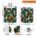 thumbnail image 5 of Yayeee 4 Pack Qtip Holder Bathroom Cotton Swab Canister with Lid Clear Dispenser Set, Orange Leaves, 5 of 6