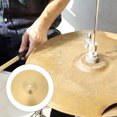 thumbnail image 3 of KAKOWELY Cymbal Piece for Percussion Cymbal Drum Percussion Instrument Part Accessory,9.45"X9.45"X0.04", 3 of 5