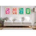 thumbnail image 7 of Kate and Laurel Sylvie MCM Cosmo Framed Canvas Wall Art by Rachel Lee, 18x24 Natural, Colorful Mid-Century Drink Art for Wall, 7 of 7