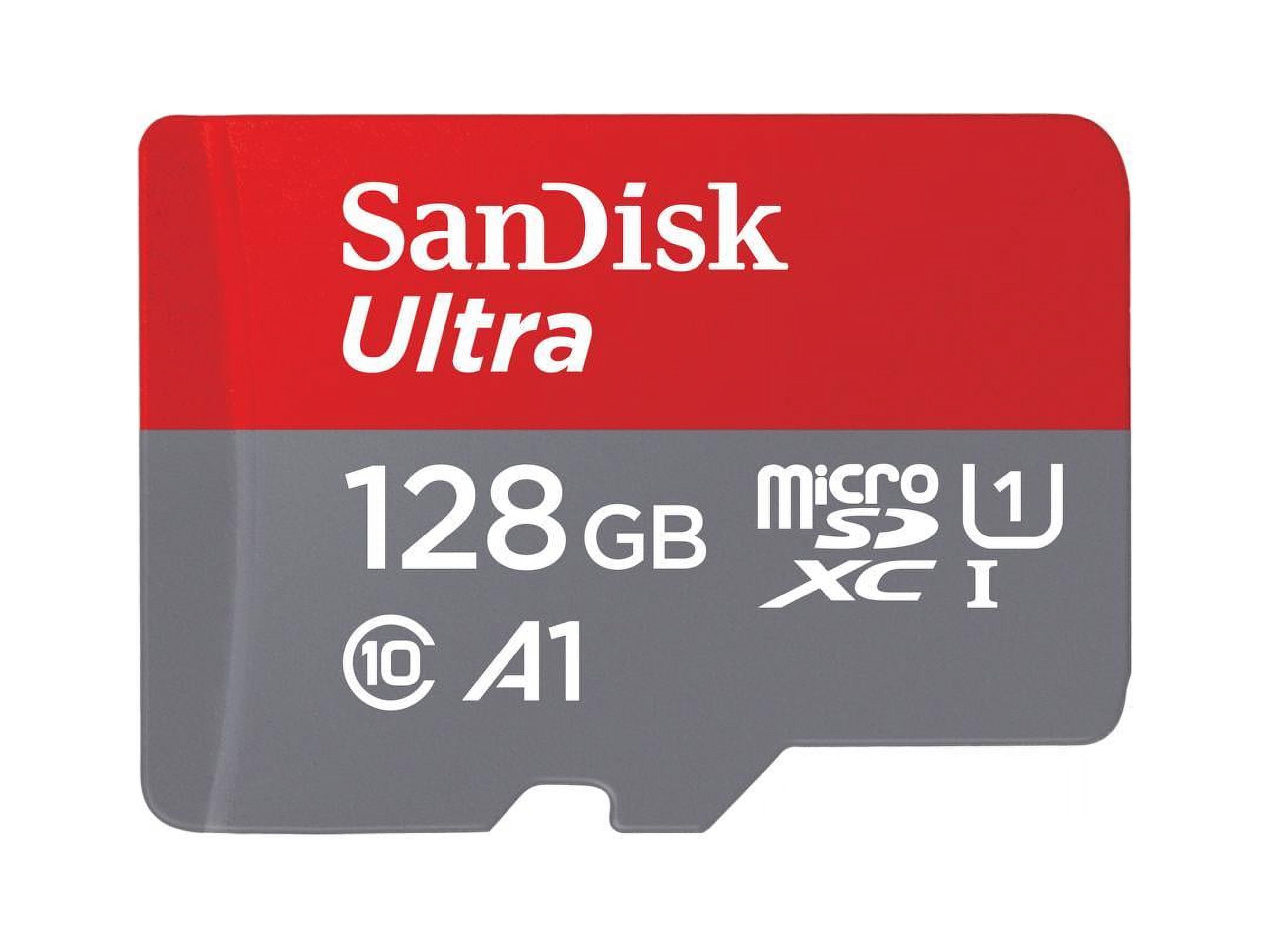 SanDisk Ultra 128GB MicroSDXC Memory Card, 140MB/s photo 1