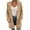 Khaki, variant on Women Winter Casual Long Sleeve Ladies Outwear Overcoat Coats Solid Cardigan Sweater Fried Dough Texture Womens Tops Khaki,M