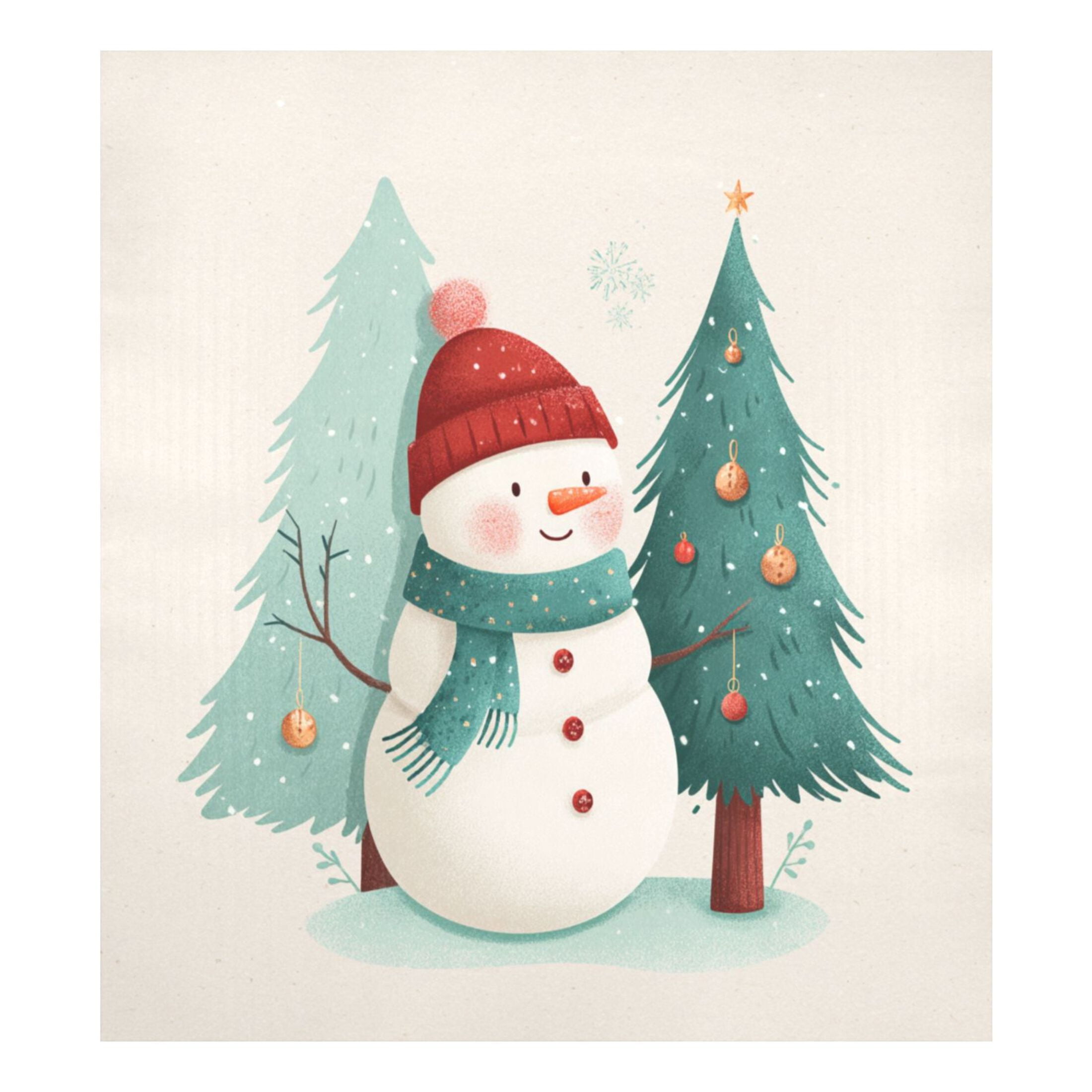 Dishwasher Sticker Magnetic Dishwasher Sticker Magnetic Decorative Sticker Refrigerator Sticker Dishwasher Decorative Stickers Watercolor Christmas Snowman