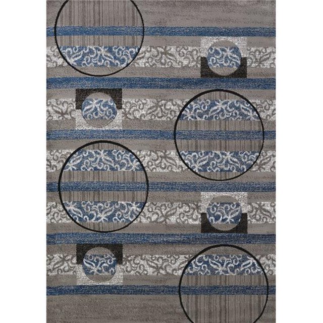 United Weavers 710 00572 24 1 ft. 10 in. x 3 ft. Studio Cymbals Accent Rug, Grey