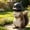Black, variant on Cute 3D Squirrel Head Feeder, Funny Vivid Lifelike Mouse Design Hanging Feeder with Large Easy‑Fill Opening, Weatherproof Durable Attractive Animal Style Decor for Garden Backyard Unique Gift