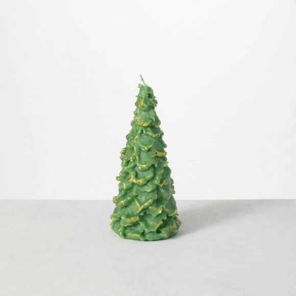 Bougie d'Arbre Verte (Lot de 6)