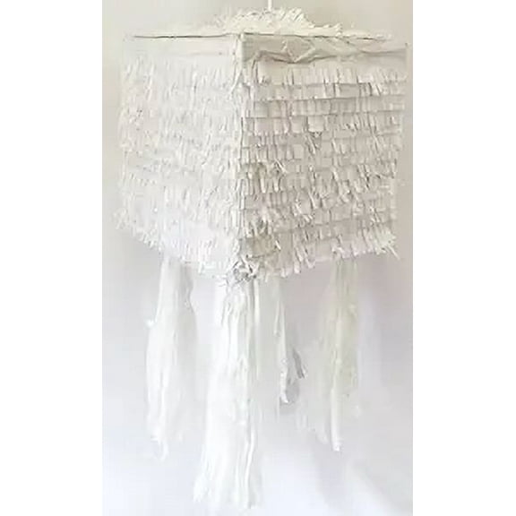 White Box Pinata Handcrafted Miner Theme Party Video Game Party Decorations