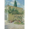 thumbnail image 3 of William Merritt Chase 11x14 Black Modern Framed Museum Art Print Titled - Orangerie of the Chase Villa in Florence (circa 1910), 3 of 5