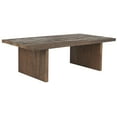thumbnail image 3 of SAFAVIEH Senjo Rouge Coastal Mango Wood Coffee Table, Brown, 3 of 6