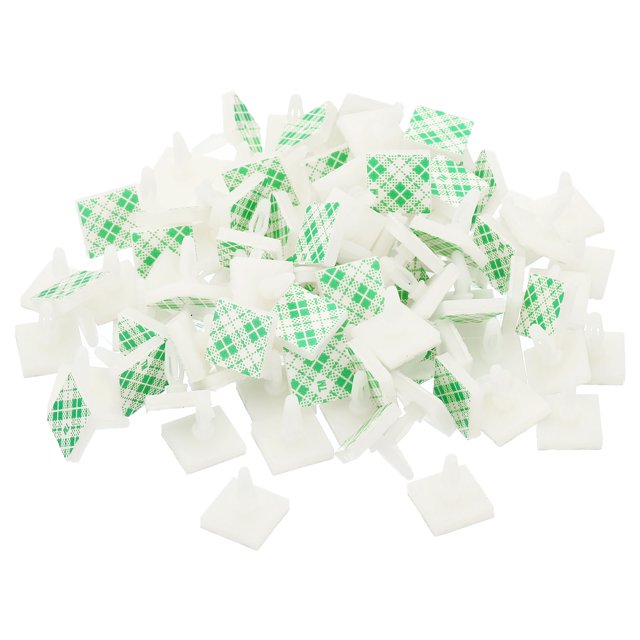 Unique Bargains Sticky PCB Entretoise, 0.19' Support Hauteur Adhésif Standoffs, Blanc 100Pack