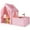 Pink, variant on Gymax Kids Play Tent w/Playpen Yard Door Curtains Windows Star Lights for Boys Girls Beige