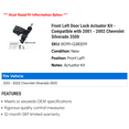 thumbnail image 2 of Front Left Door Lock Actuator Kit - Compatible with 2001 - 2002 Chevy Silverado 3500, 2 of 2