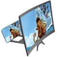 thumbnail image 2 of 3D Mobile Phone Screen Magnifier HD Video Amplifier for Smartphone Stand Enlarge, 2 of 5