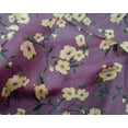 thumbnail image 4 of oneOone Silk Tabby Dusty Violet Fabric Florals Sewing Material Print Fabric By The Yard 42 Inch Wide, 4 of 4