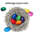 thumbnail image 2 of Crayons for Toddlers, Palm Grip Crayons for Kids,9 Colors Crayons Non Paint Crayons Egg washable Sticks Stackable Toys for Baby,Children, and, 2 of 5