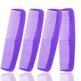 thumbnail image 1 of Peine para el cuidado del cabello Soft 'N Style, paquete de 4, no rompible, peine para hombre/peine de dientes finos/peines para cabello, 1 of 5