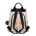 thumbnail image 2 of FORMRS Women's Travel Backpack Purse Anti-Theft Hidden Pockets Casual Shoulder Bag, Pink Abstract Pattern, 2 of 7