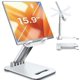 thumbnail image 1 of LISEN for  Stand Tablet Holder for Desk, Office Desk Accessories for Men Women Moms Gifts Home Office Dorm Essentials Gadgets Portable Monitor Stand for   mini Accessories Switch, 1 of 8