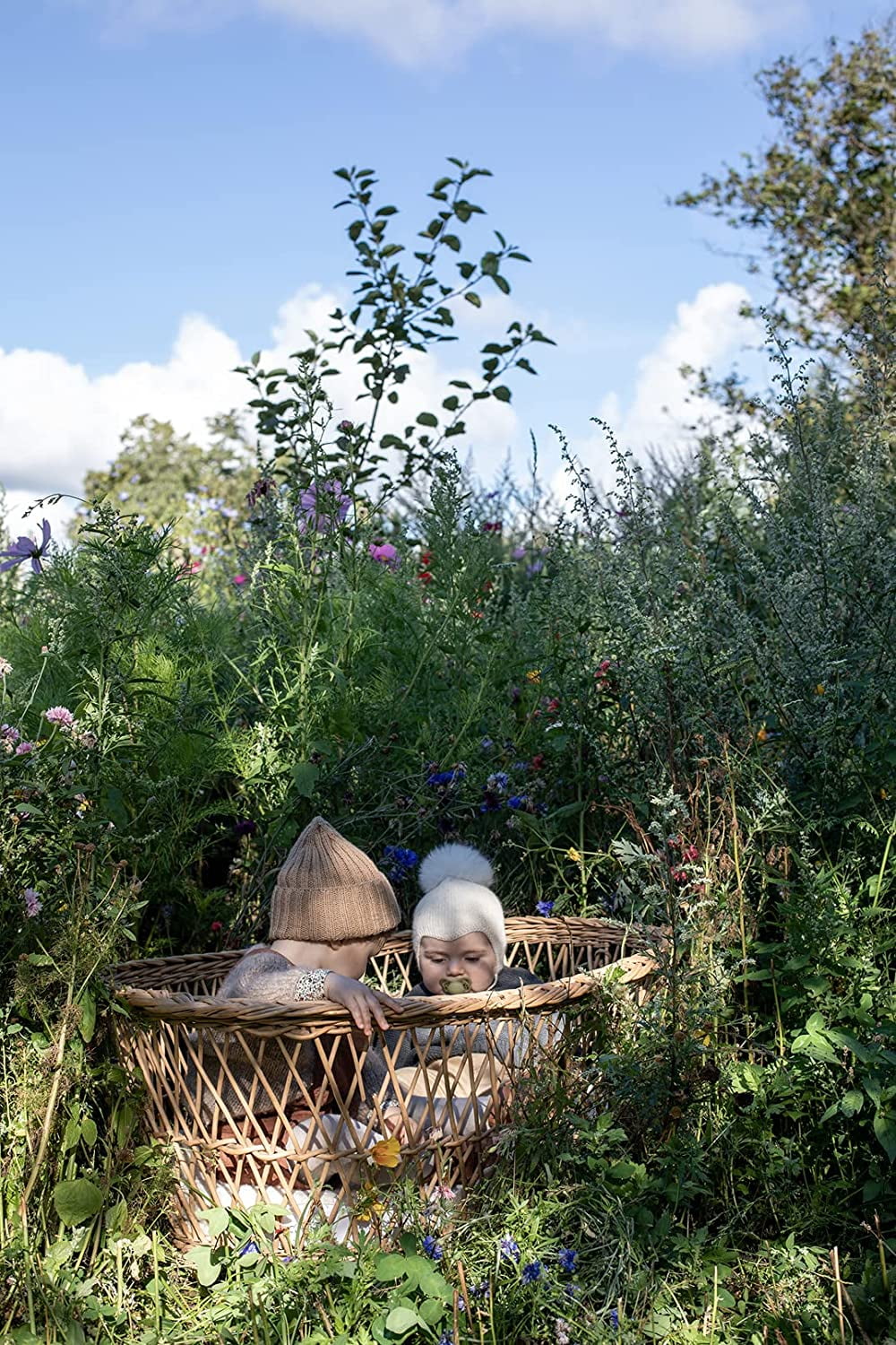 BIBS Pacifiers – Couture | Orthodontic Nipple Pacifier | BPA-Free Natural Rubber | Made in Denmark | Set of 2 Soothers (0-6 Months)