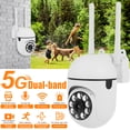 thumbnail image 4 of Cámara inalámbrica para interiores, sistema de seguridad inalámbrico 5G con rotación de 360°, 1080P, wifi de alta definición para oficina y hogar., 4 of 8