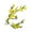 Yellow, variant on 2Pcs Flower Embroidered Patches Sew on Embroidery Applique Flower Fabric Collar Patches for Clothing Jeans Jackets Skirt