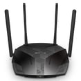 thumbnail image 1 of Router Inalambrico Mercusys MR70X Wi-Fi 6 AX1800 Doble Banda 1800Mbps 802.11ax negro, 1 of 5