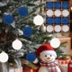 thumbnail image 4 of Bolas Decorativas 9 adornos navideños de bolas de terciopelo flocado de 8 cm, decoración colgante de plástico para árbol Rkxzt, 4 of 8