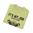 thumbnail image 4 of Novelty My Job To Play With Nipples Plummet Enthusiast Hilarious Pipes Sewage Systems Plumbery Devotee Unisex Softstyle T-Shirt, 4 of 4
