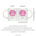 thumbnail image 5 of Koyal Wholesale Zodiac Sign Ceramic Coffee Mug, Leo Sign Symbol, Pink Watercolor Design, 5 of 5