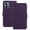 Purple, variant on Allytechgroup Case for Motorola Moto G Power (2025) with Credit Card Slot, Slim Luxury PU Rugged Non-Slip Grip Shockproof Bumper Full Body Protective Cover Men Women Phone Case, Red