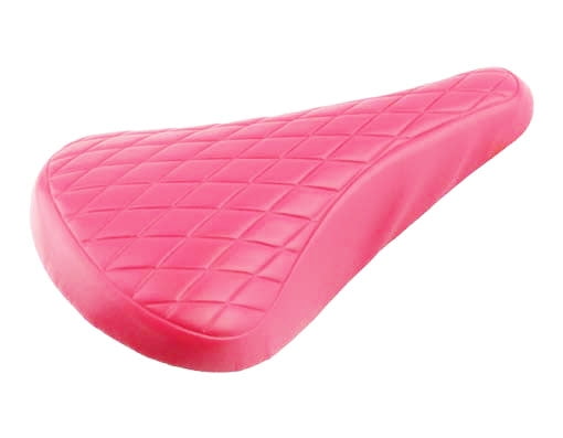 pink bicycle seat