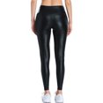 thumbnail image 5 of Thermal Fleece Lined Leggings Women - Winter Warm High Waisted Hiking Pants Workout Running Tights, 5 of 6