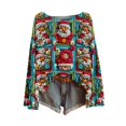 thumbnail image 2 of Chandails d'Hiver Grande Taille pour Femmes Mode Décontractée Imprimé de Noël Chandail à Manches Longues Rouge TTTG, 2 of 3