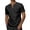 Black, variant on uikmnh Mens T Shirts Summer Men's Fashion Large Size Breathable Casual Short Sleeved T Shirt Size:L