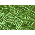 thumbnail image 1 of Ahgly Company Indoor Rectangle Patterned Nebula Green Area Rugs, 4' x 6', 1 of 6